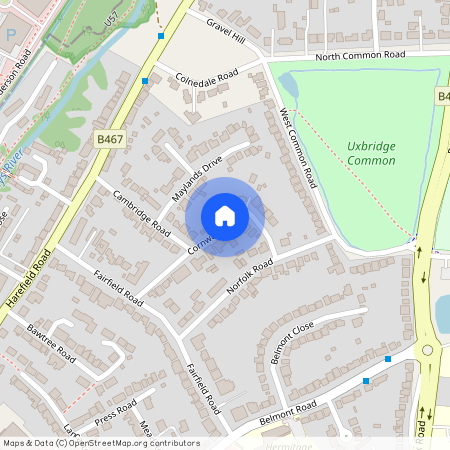 Cornwall Road, Uxbridge, Middlesex, UB8 1BE