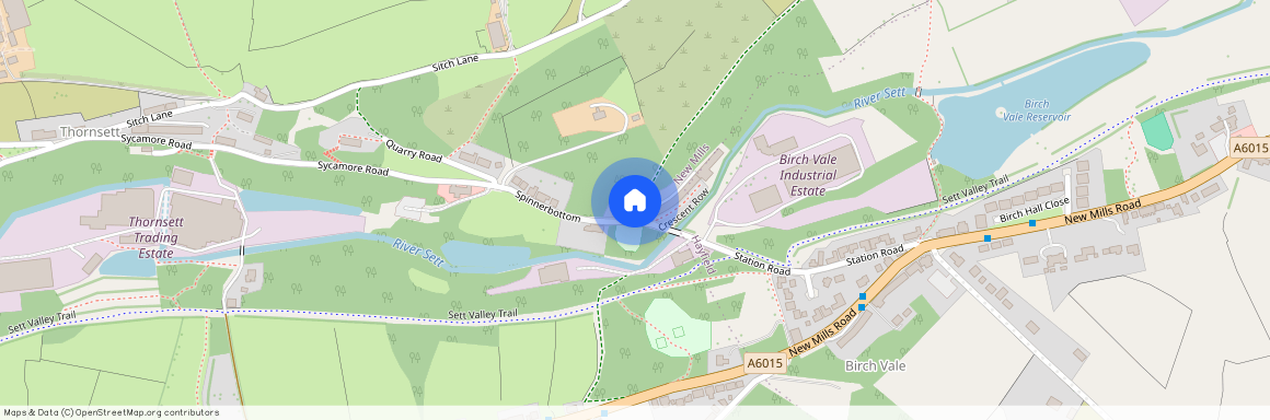 Crescent Row, Birch Vale, SK22