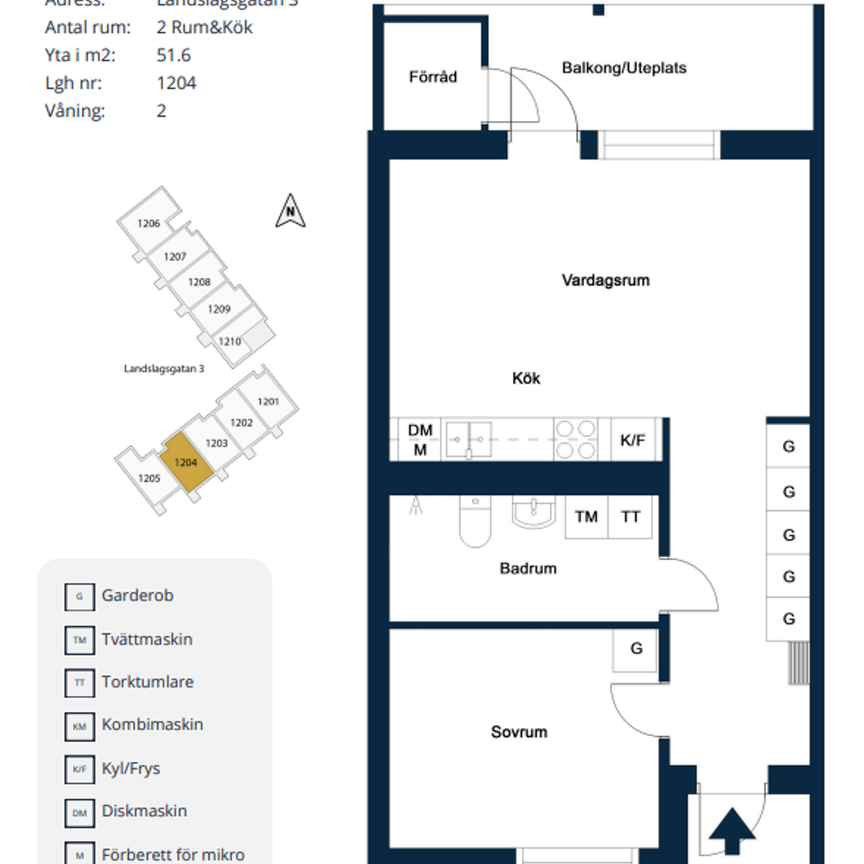 Landslagsgatan 3, 1204, 72475, Västerås - Photo 1