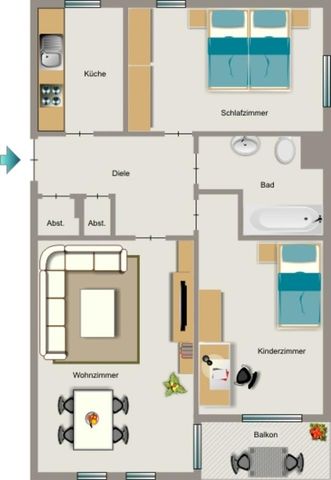 Bei VIVAWEST die Sonnenstrahlen auf dem eigenen Balkon genießen. - Photo 3