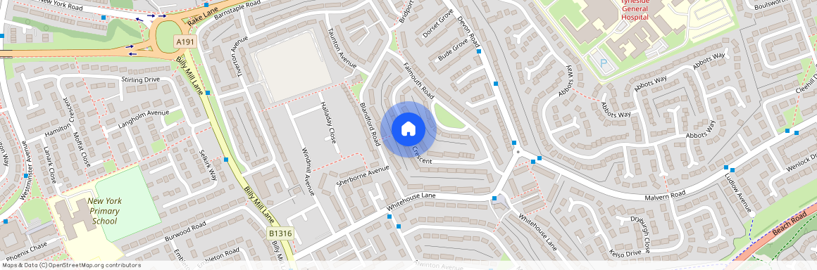 Tintern Crescent, North Shields, Tyne and Wear