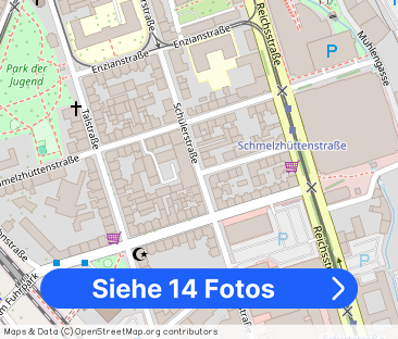 Schicke 2-Raum-Whg. mit neuwertiger Einbauküche in zentraler Lage v... - Foto 1