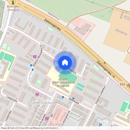 ul. Stanisława Staszica, Lubin, lubiński, dolnośląskie