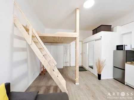 Pronájem útulného, plně zařízeného studia (1+kk, 23 m - Fotografie 4