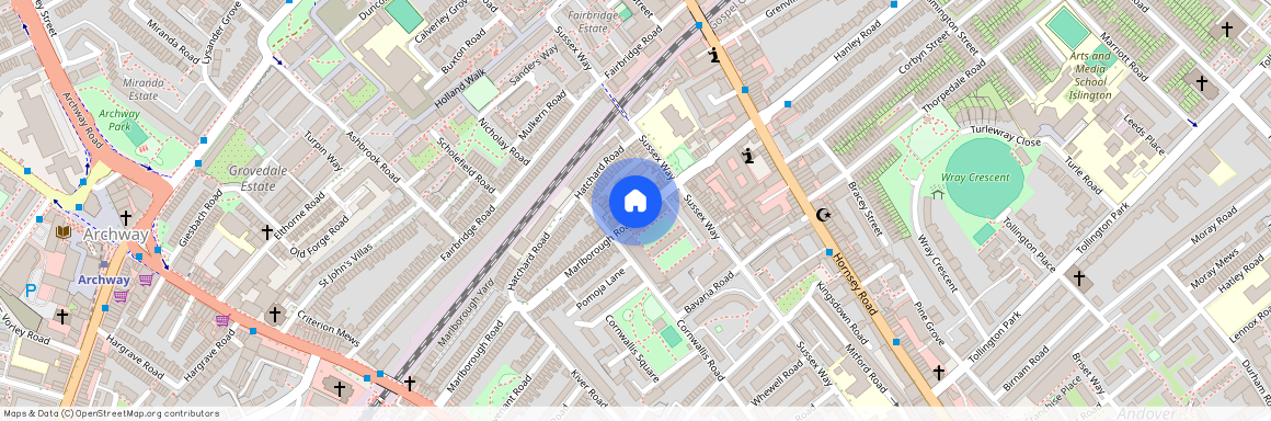 Marlborough Road, Archway