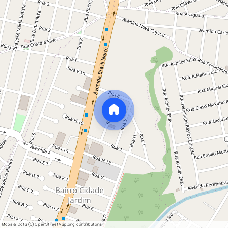 Rua F, n° 210, Cidade Jardim, Anápolis, Goiás, 75080370