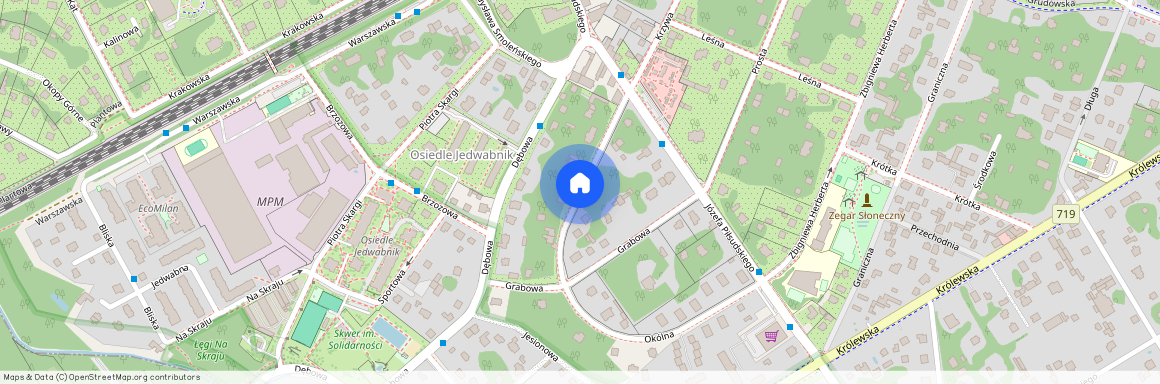 ul. Okólna, Milanówek, grodziski, mazowieckie