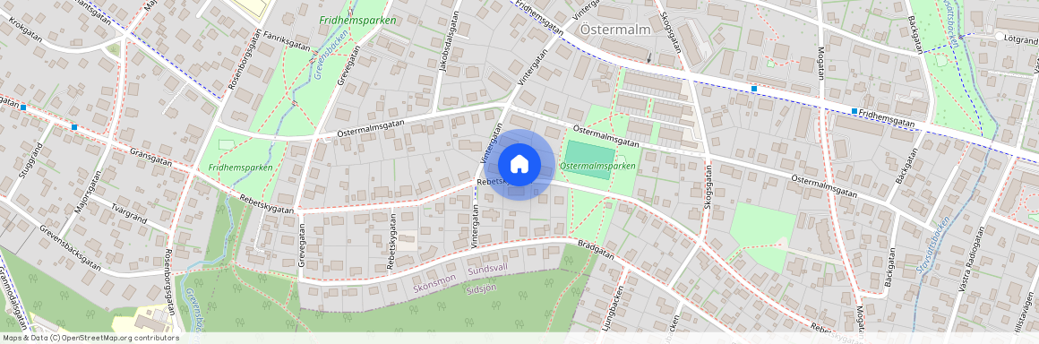 Rebetskygatan, Sundsvall