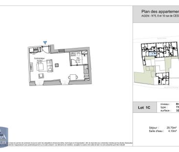 Appartement à louer 1 pièce 32.71m² - Photo 5
