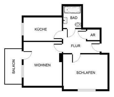 2-Zimmer-Wohnung in Gelsenkirchen Hassel - Photo 1