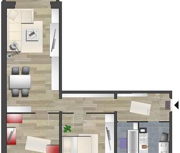 Wohnhighlight mit Wohlfühlbad und Balkon - Photo 3