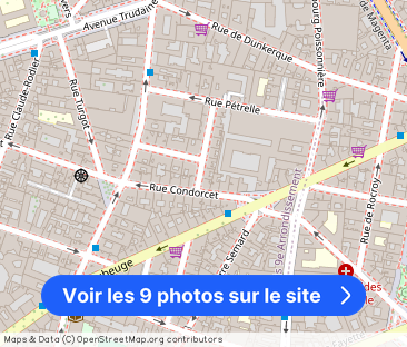 Studio for rent in Anvers-Montholon, Paris - Photo 1
