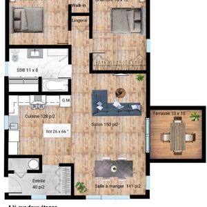 4 1/2 location long terme à Val-David - Photo 3