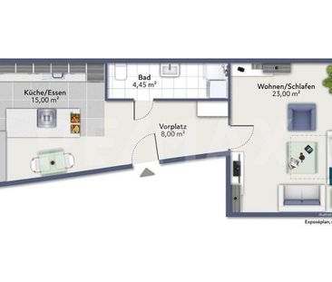 Charming 2-Zimmer-Wohnung in the old town of Eglisau 3 minutes from... - Foto 6