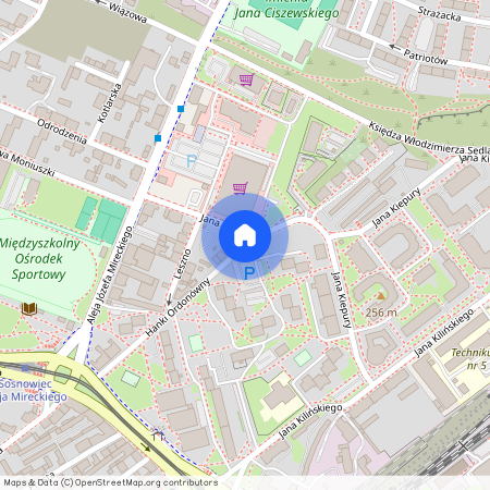 ul. Hanki Ordonówny, Stary Sosnowiec, Sosnowiec, śląskie
