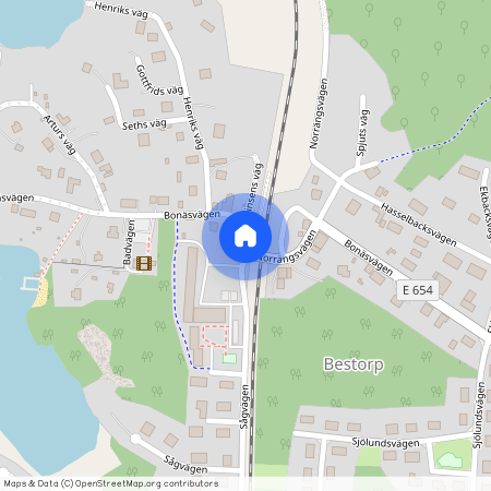 Bonäsvägen, Bestorp