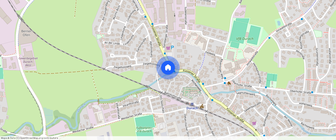 Füssener Straße 10a, 87471 Durach