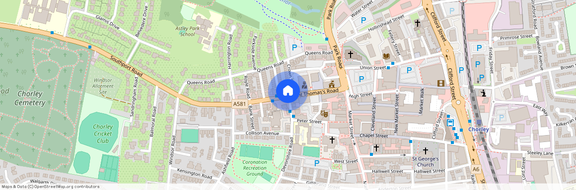 St. Thomas's Road, Chorley, PR7