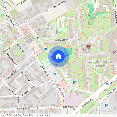 ul. Galileusza, os. Mikołaja Kopernika, Grunwald, Poznań, wielkopolskie