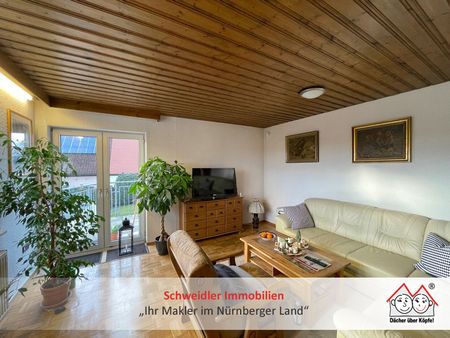Natur pur! Schöne 2-Zimmer-Balkon-Wohnung mit Einbauküche & Garagenstellplatz in Sollenberg - Foto 2