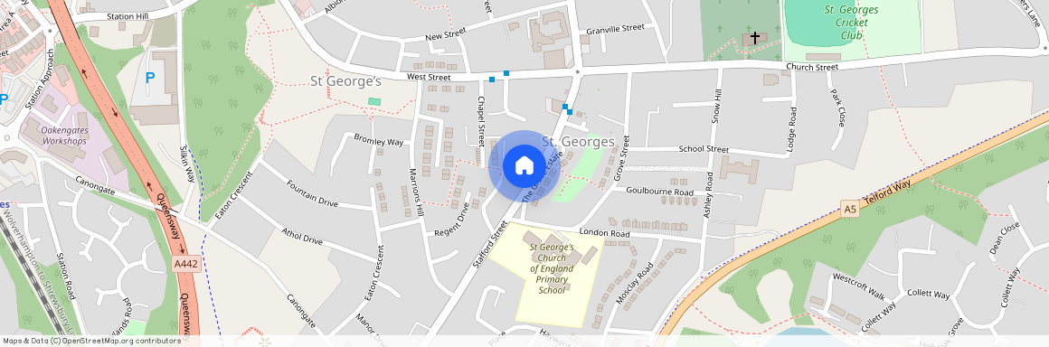 Stafford Street, St. Georges, Telford, Shropshire, TF2