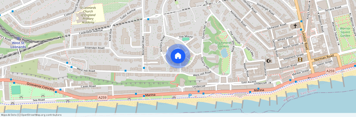 Archery Gardens, St. Leonards-on-sea, East Sussex, TN38