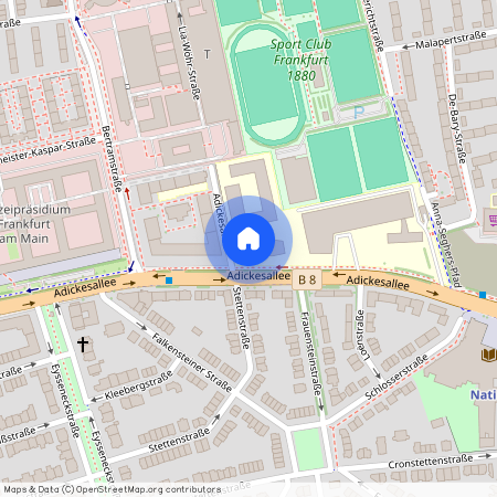 Frankfurt am Main, Adickesallee 36-38, 60322 Frankfurt am Main - Nordend