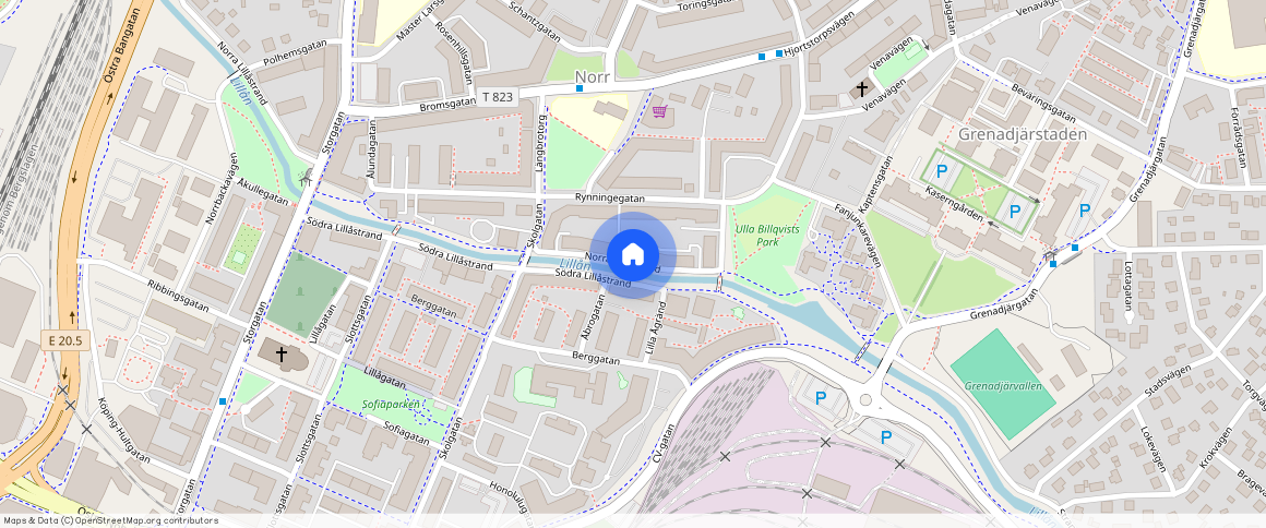 Norra Lillåstrand, Örebro