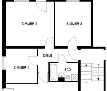 Helle 3-Zimmer Wohnung in Wesseling mit Wohnberechtigungsschein für mind. 3 Personen! - Foto 2
