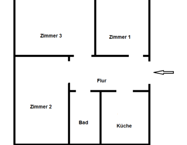 Helle 3-Zimmer Dachgeschosswohnung in Hohenstein - Foto 1