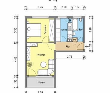 2-Zimmer-Wohnung mit viel Platz für Singles oder Paare - Photo 6