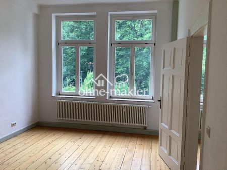 Wunderschöne großräumige 4 Raum Wohnung + Kamin & direkter Zugang zum Garten direkt am Schloßpark - Foto 3
