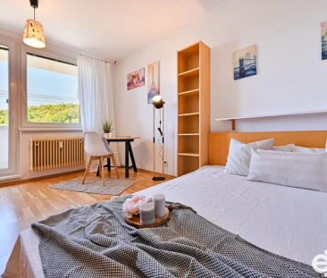 Pronájem bytu 1+1 se dvěma balkony Brno Žabovřesky, ulice Vychodilova - Fotografie 6