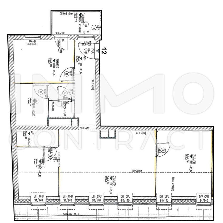 Die Belohnung für langes suchen! 3 Zimmerwohnung mit Balkon Beheimgasse 38 - Foto 1