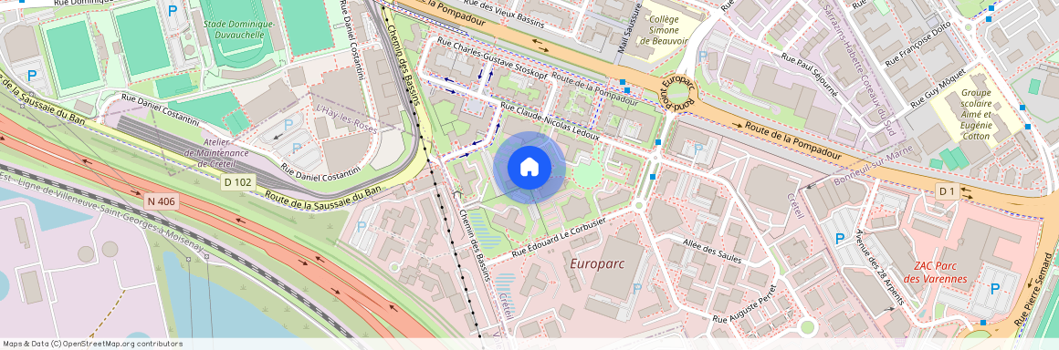 rue claude nicolas ledoux, 94000, Creteil