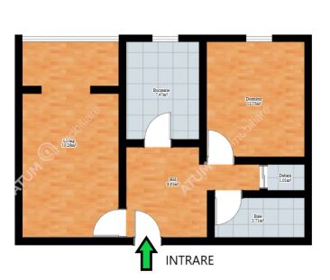 De inchiriat apartament modern cu 2 camere decomandate si balcon tip loggie in zona Mihai Viteazu din Sibiu - Photo 1