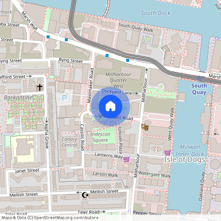 Maine Tower, 9 Harbour Way, Canary Wharf, London, E14 9DN