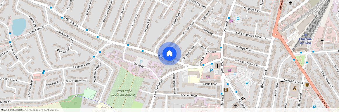 Flat 4, 2, Warwick Road, CO15