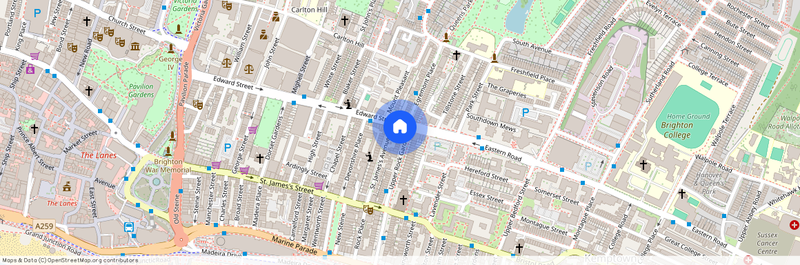 Basement Flat, 1 Knights Templar Way, BN2 1QE, Upper Rock Gardens