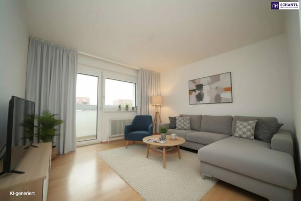 Stilvolle 2-Zimmer-Wohnung mit Westbalkon – Top saniert! - Foto 1