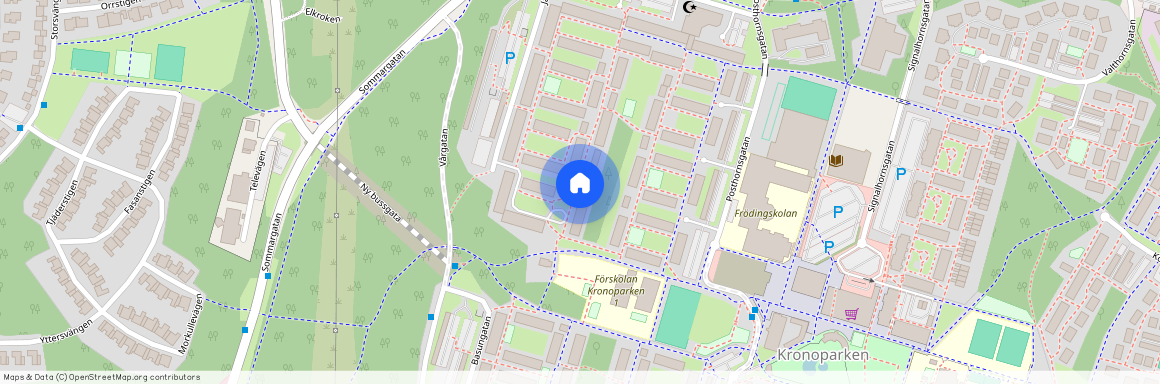 Kronoparken, Karlstad, Värmland, Jakthornsgatan 20