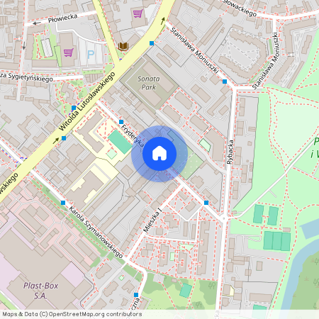 Fryderyka Chopina, Słupsk, Nadrzecze