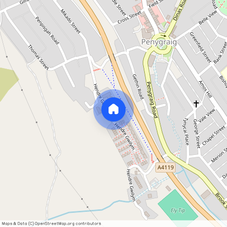 Bridge Street, Tonypandy, Rhondda Cynon Taff.