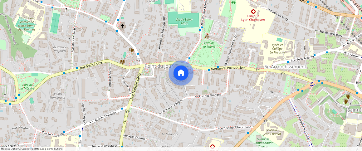 ** bis avenue du Point du Jour, 69005, Lyon