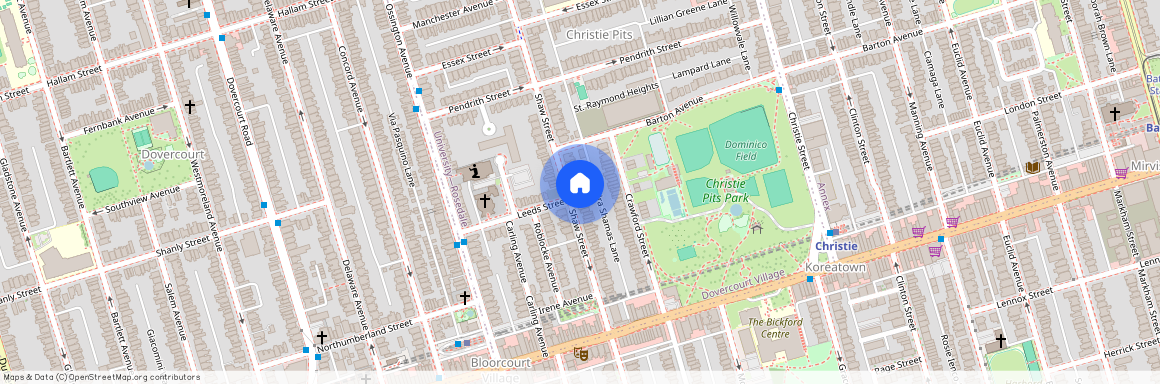 821 Shaw Street Unit# Bsmt, Toronto