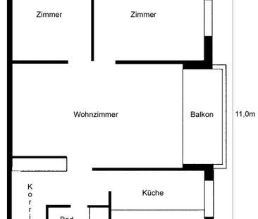 Grosszügige Wohnung mit grossem Balkon - Foto 6