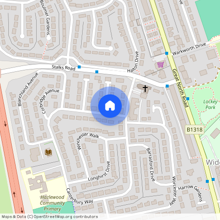 Canterbury Way, Wideopen, Newcastle upon Tyne, Tyne and Wear, NE13