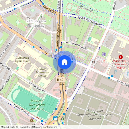 Pariser Str. 16, 55131 Mainz OT Oberstadt