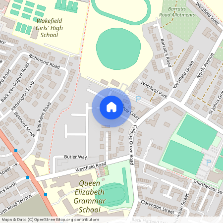 Hepworth Gardens, West Yorkshire, UK, WF1 3FH, Wakefield