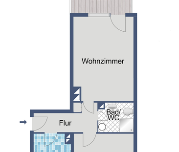 Charmante 2-Zimmer-Wohnung sucht Nachmieter! - Foto 1